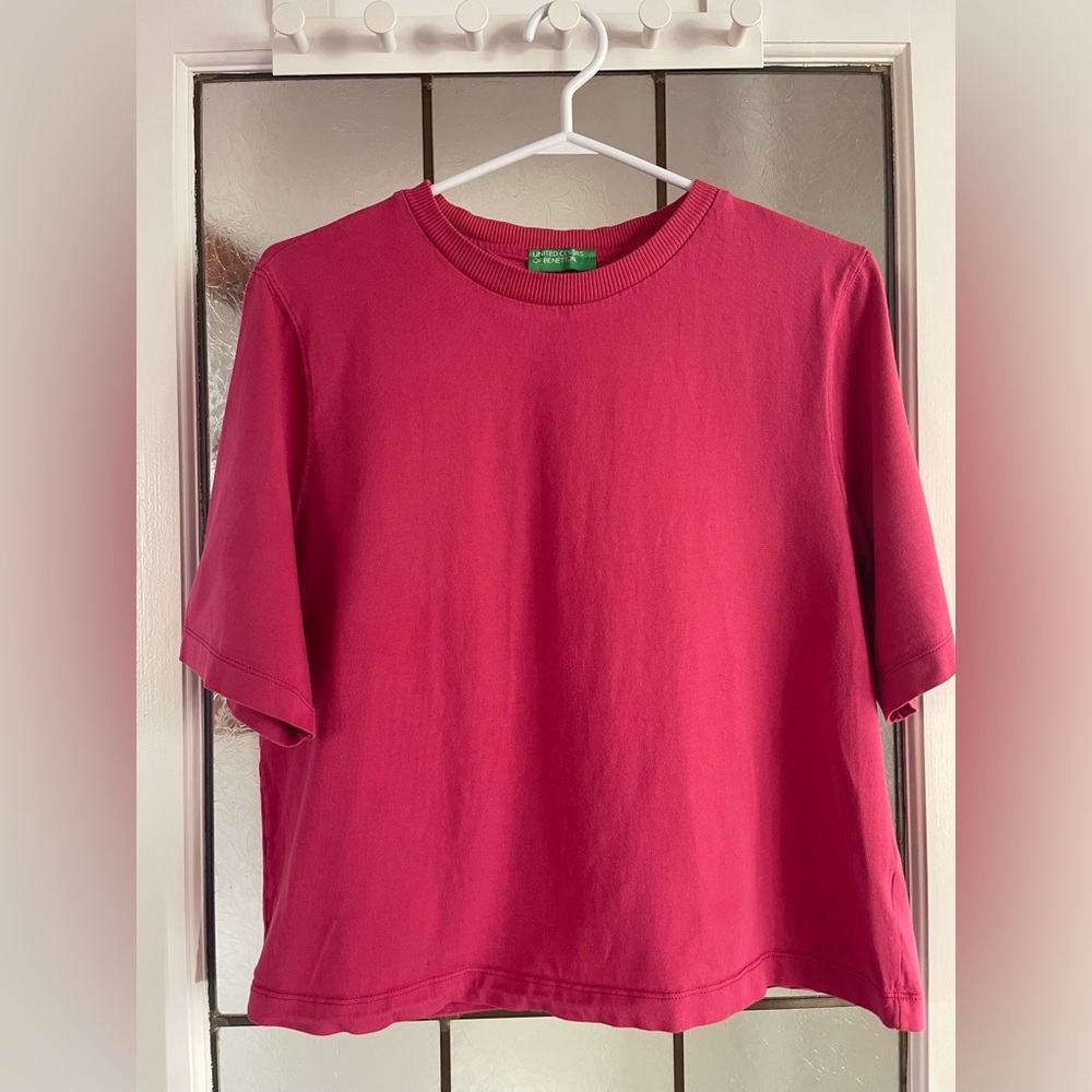 United Colors Of Benetton Pink Crew Neck